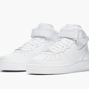 Nike Air Force 1 ‘07 Mid Sneakers with Ankle Strap